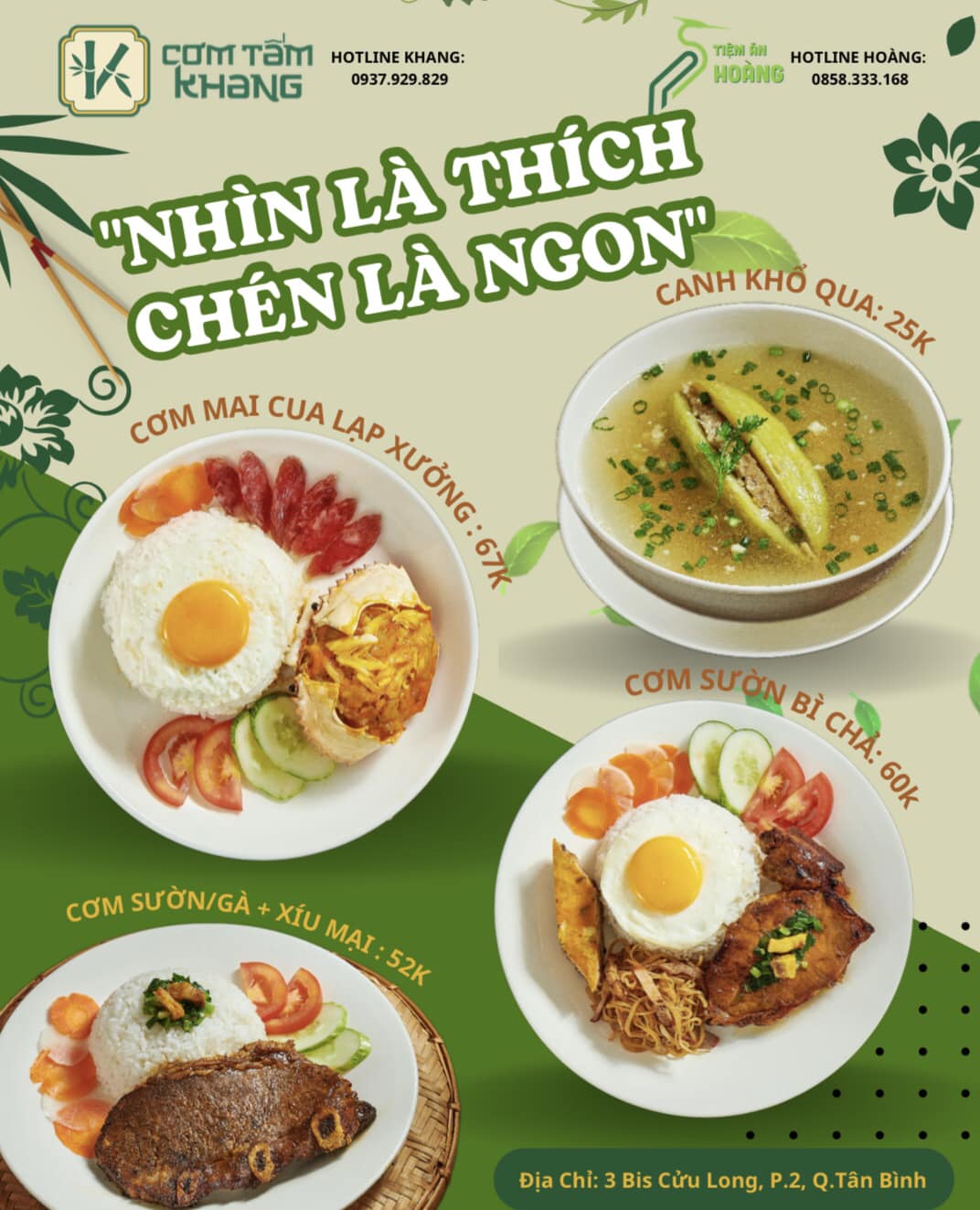 Top 3 địa chỉ quán cơm ngon nhất gần sân bay Tân Sơn Nhất 