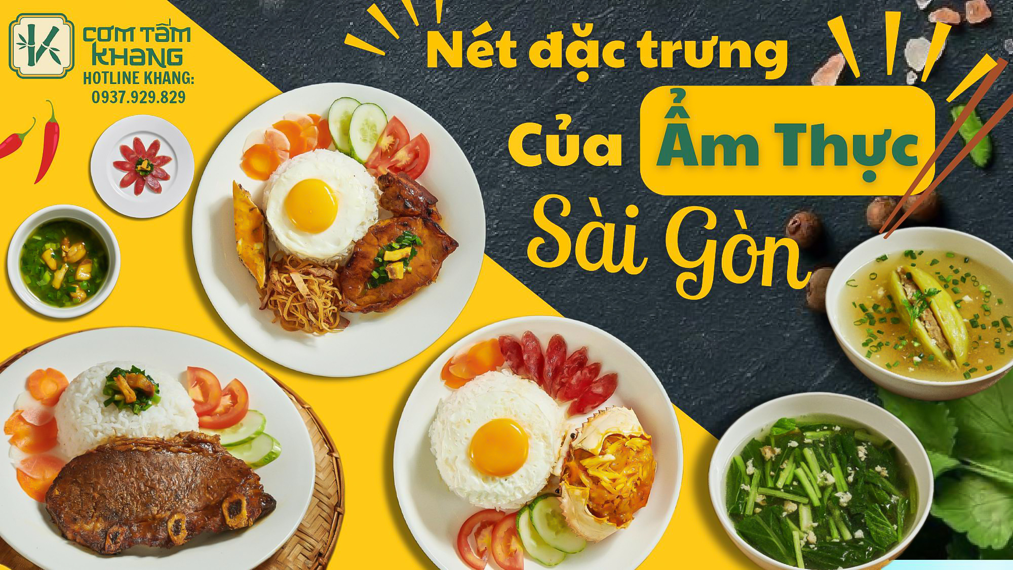 Top 3 địa chỉ quán cơm ngon nhất gần sân bay Tân Sơn Nhất 