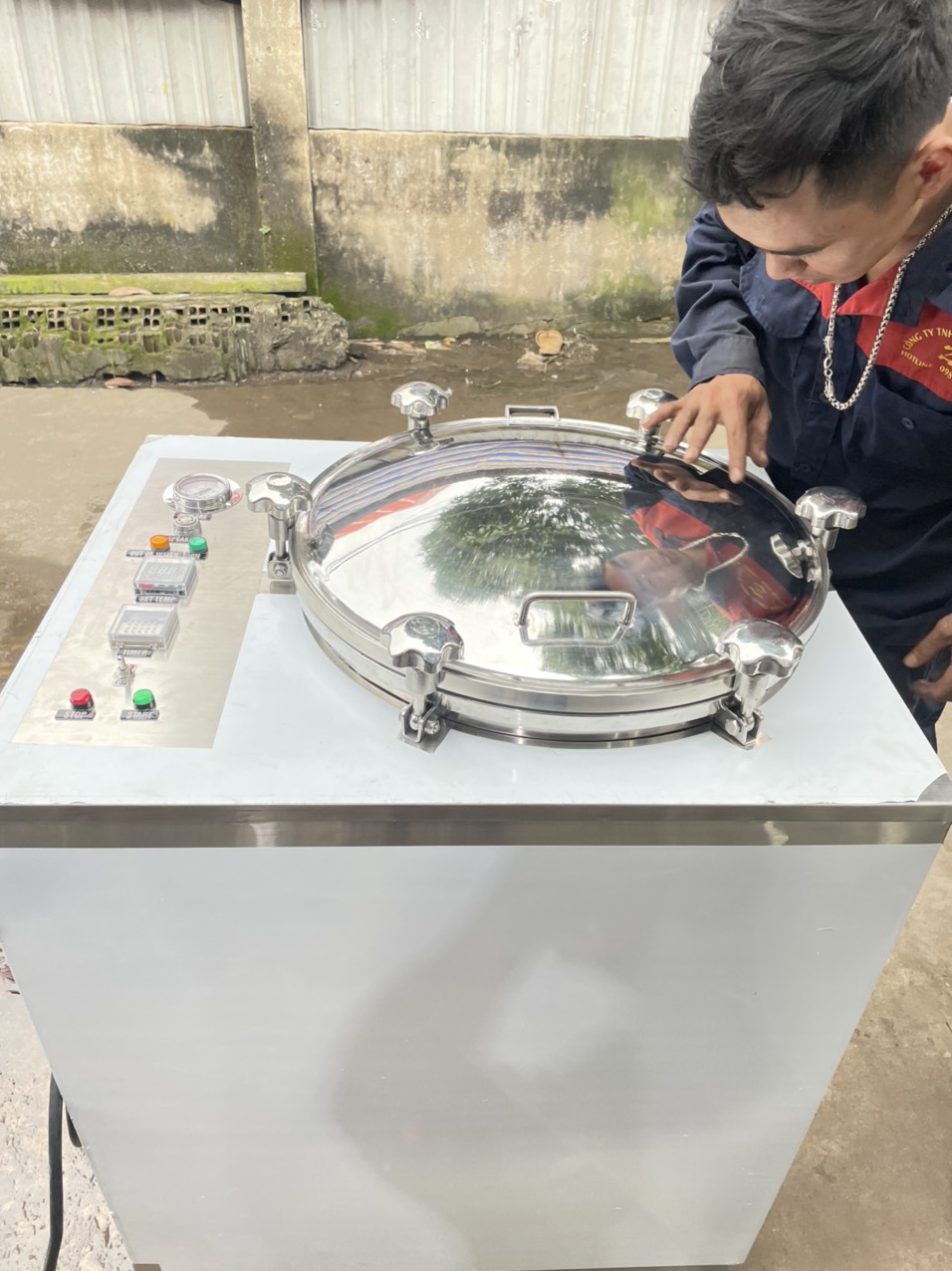 Nồi Hấp Tuyệt Trùng gia công tại An Hiệu Phát