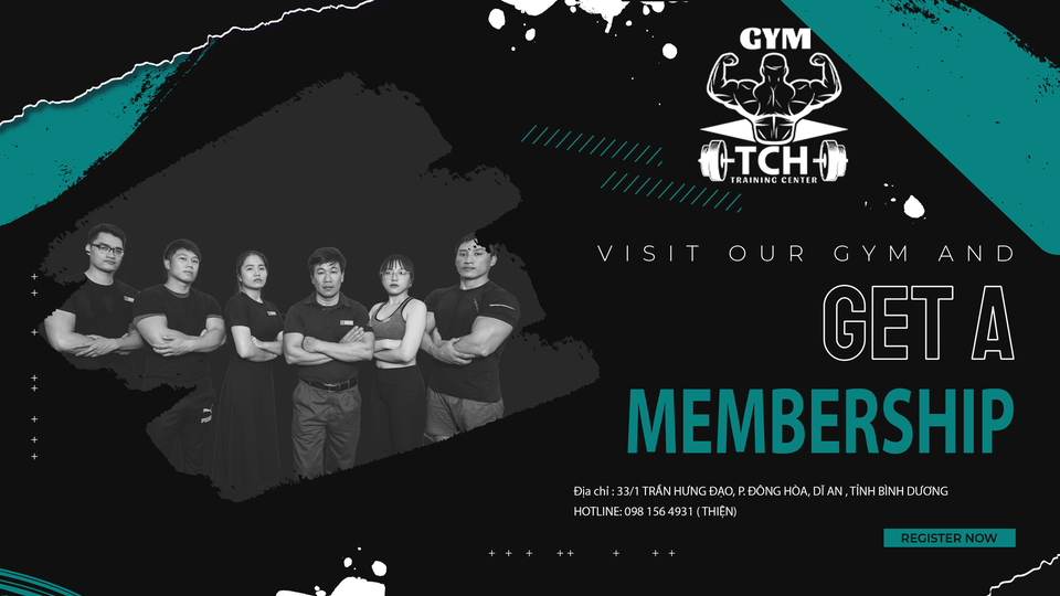 Gym TCH - Phòng tập hàng đầu cho sức khỏe và thể hình tại TP. Hồ Chí Minh