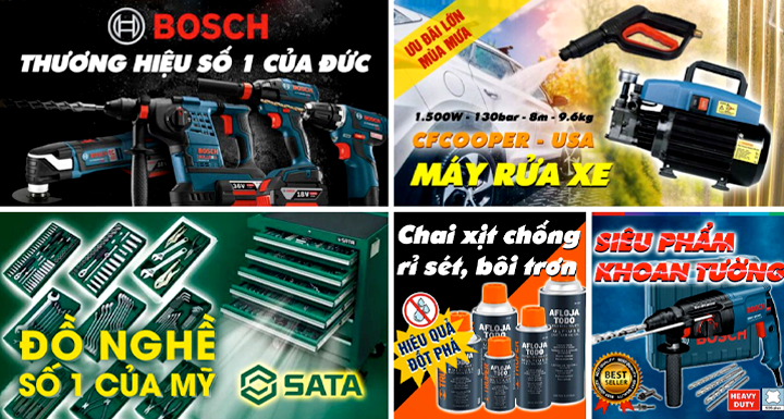 Top 3 Cửa Hàng Kinh Doanh Máy Khoan Uy Tín Tại Hồ Chí Minh