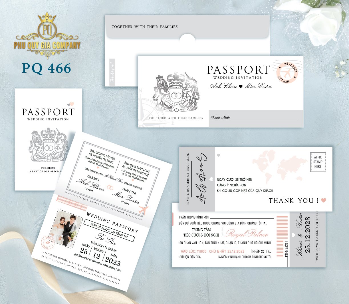 in thiệp cưới HP - Phú Quý Gia