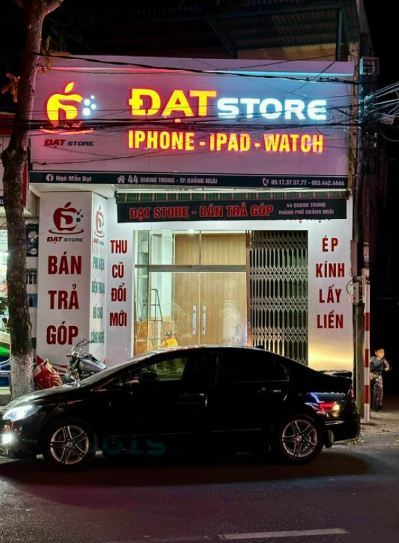 Cửa hàng điện thoại Đạt Store - Uy tín tạo nên thương hiệu iPhone Quảng Ngãi