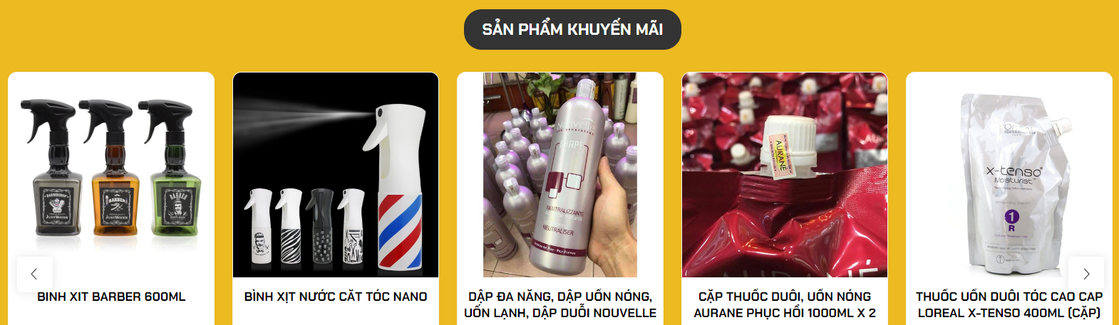 phụ liệu tóc
