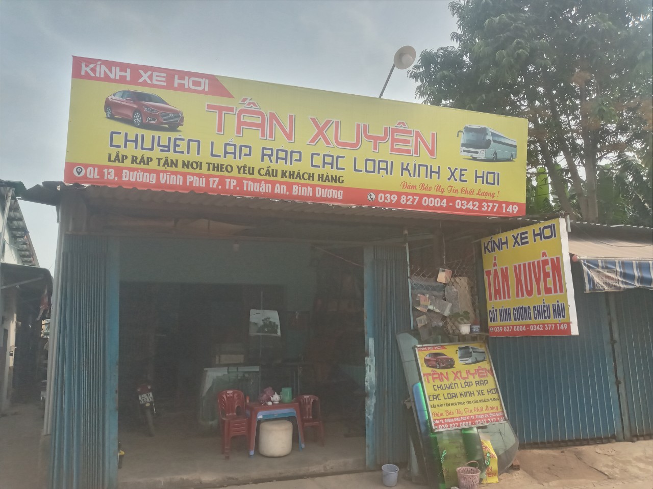 thay kính ô tô