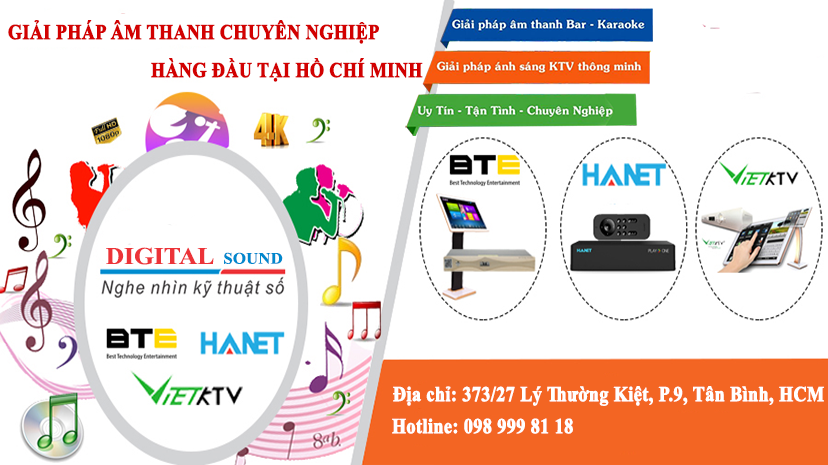 DIGITAL SOUND - ĐƠN VỊ CUNG CẤP THIẾT BỊ ÂM THANH CHẤT LƯỢNG Ở TP. HCM