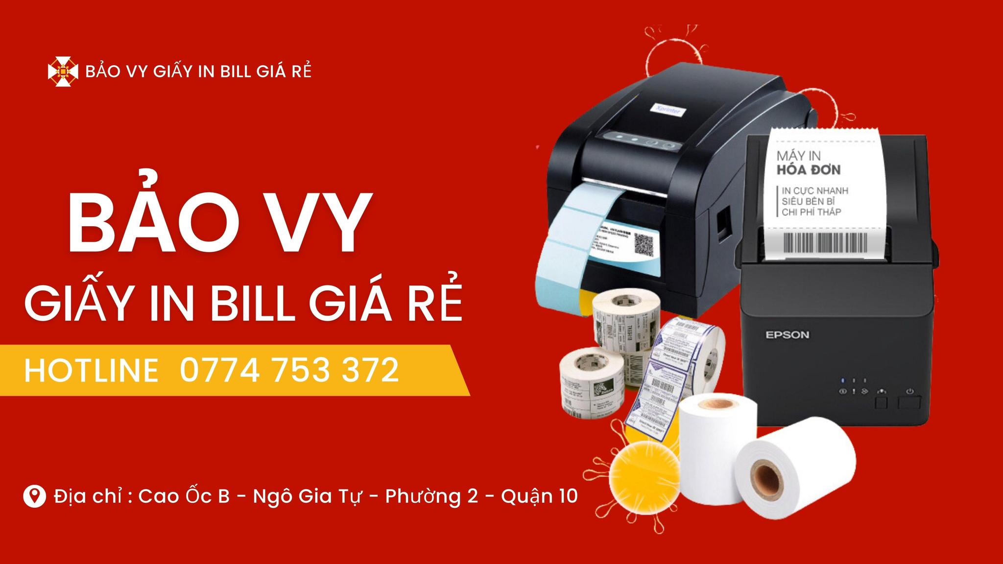 Top 3 Đơn Vị Chuyên Về Giấy In Bill Gía Tốt Ở Tp. HCM