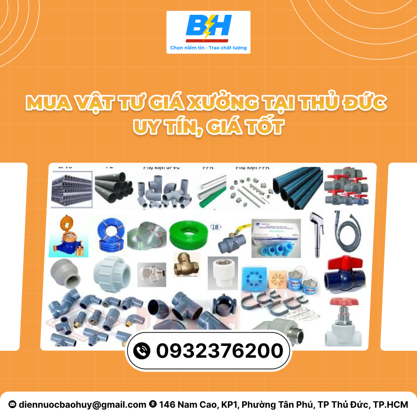 Top 3 Cửa Hàng Bán Vật Tư Giá Xưởng Uy Tín Tại TP.HCM