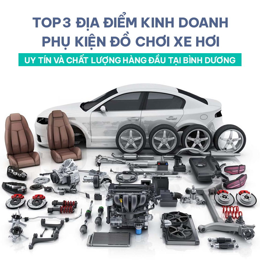TOP 3 ĐỊA ĐIỂM KINH DOANH PHỤ KIỆN ĐỒ CHƠI XE HƠI UY TÍN VÀ CHẤT LƯỢNG HÀNG ĐẦU TẠI BÌNH DƯƠNG