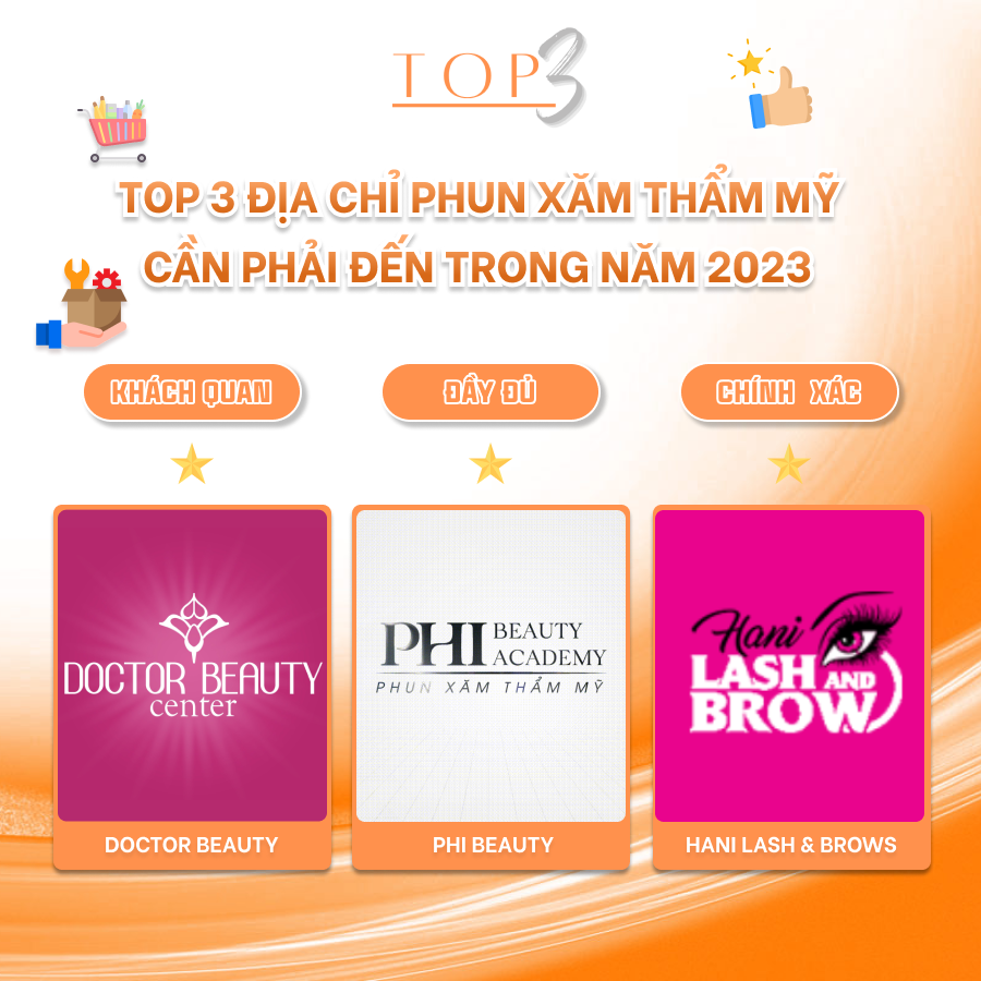 TOP 3 ĐỊA CHỈ PHUN XĂM THẨM MỸ CẦN PHẢI ĐẾN TRONG NĂM 2023