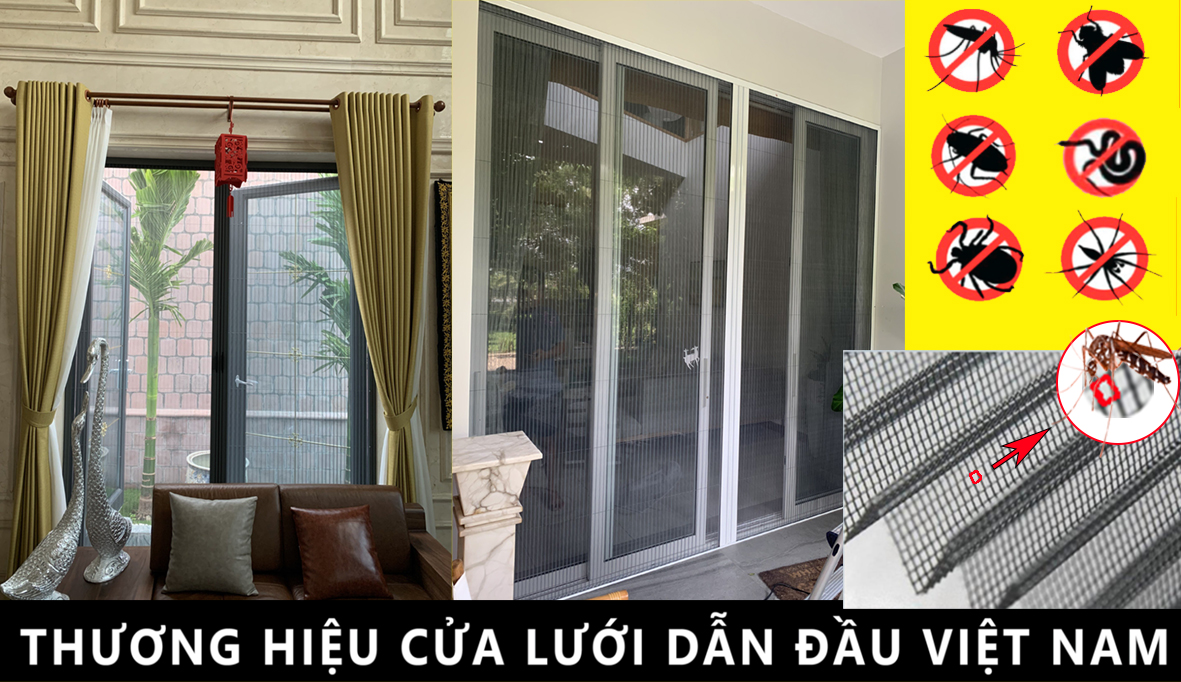 Top 3 Công Ty Cửa Lưới Chống Muỗi Được Yêu Thích Tại Huyện Thanh Trì, Hà Nội