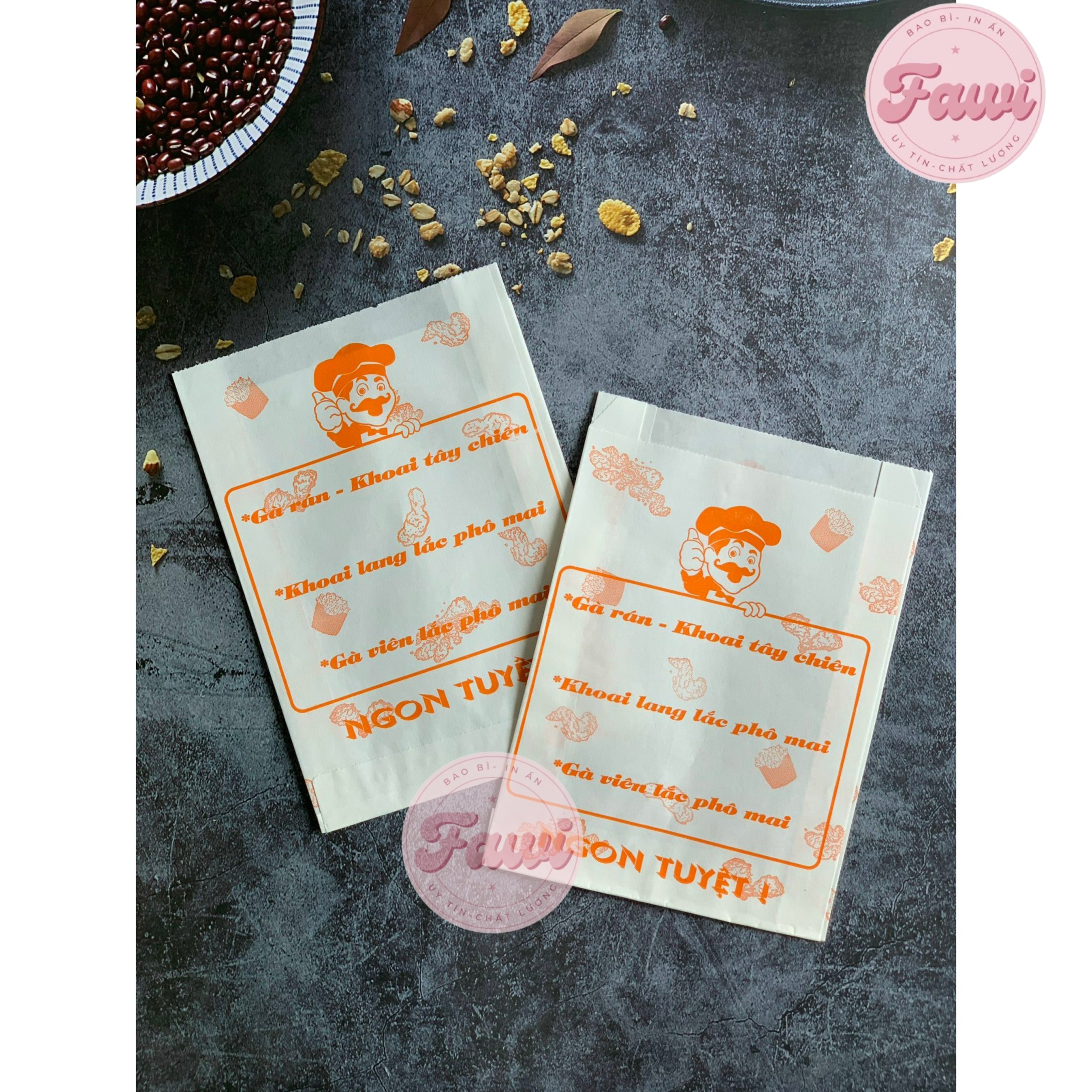 Túi Đựng Gà Rán Chiên Giòn 