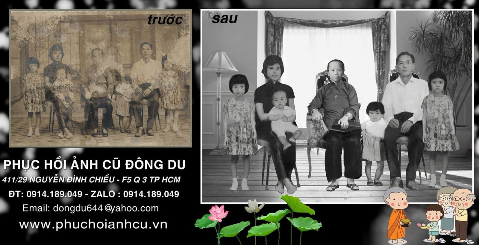 Phục chế ảnh cũ bị hư