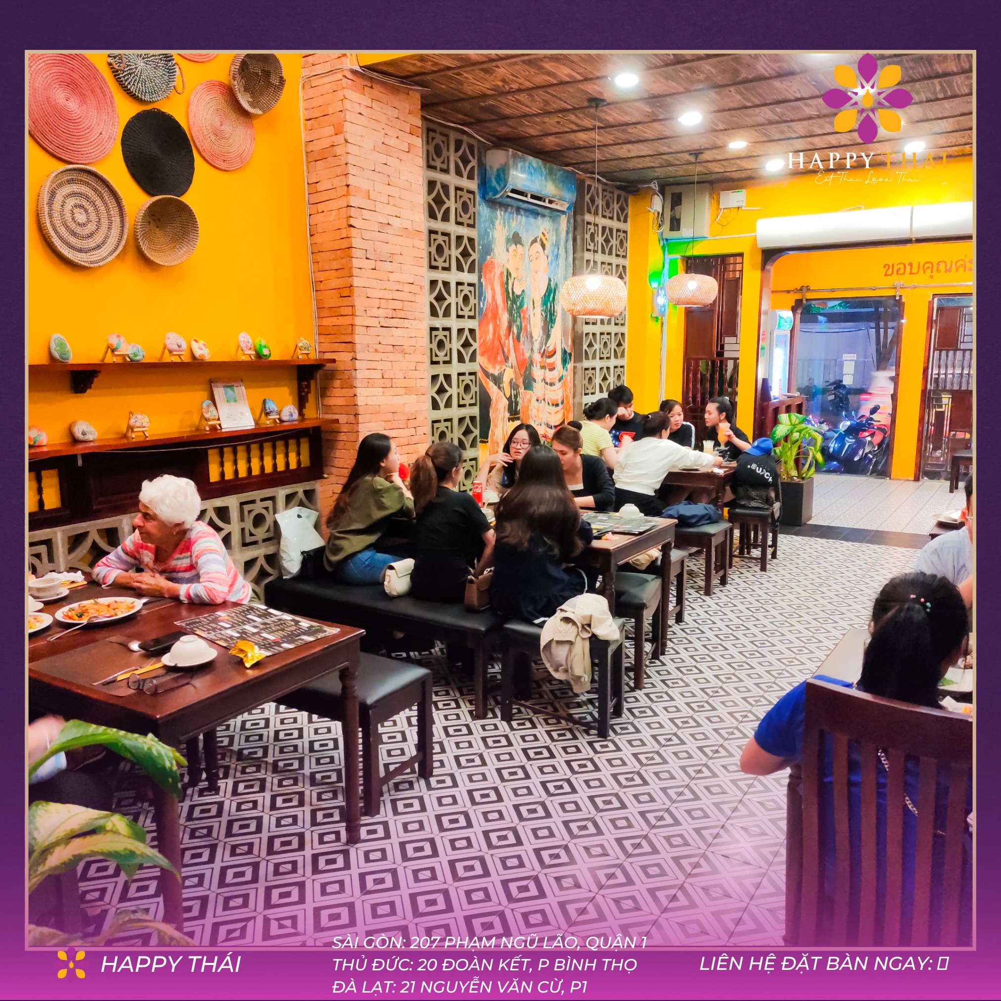 Đơn vị nhà hàng HAPPY THÁI tại Tp Hồ Chí Minh