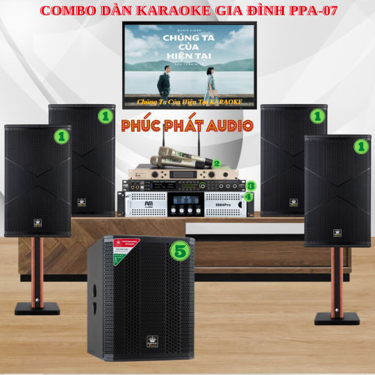 Combo Dàn Karaoke Gia Đình PPA-07