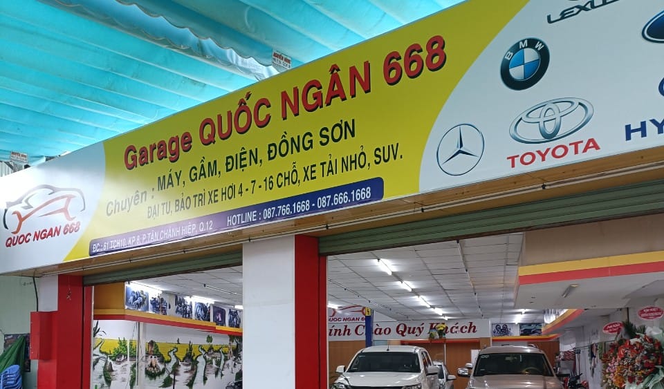 Garage Quốc Ngân 668 - Mang lại sự an tâm cho khách hàng bằng sự uy tín và tận tâm.